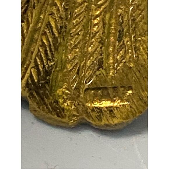 Sweetest FLORENZA Figural Golden Birdie Gilded Metal made in Italy Vintage - Picture 6 of 6